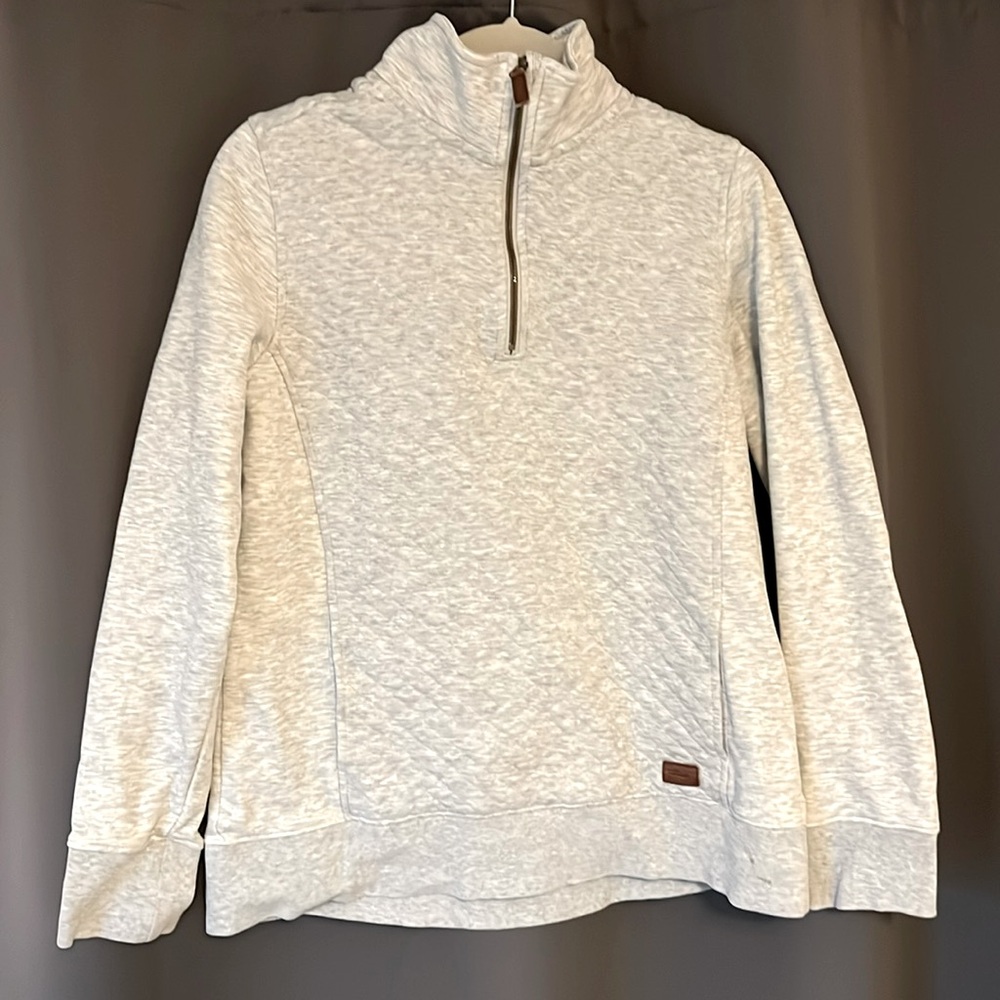 L.L. Bean quilted 1/4 zip sweatshirt